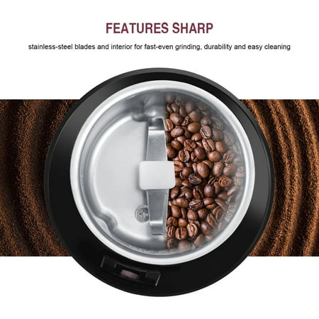 400W Electric Coffee Bean Dry Grinder Grinding Machine Stainless Steel wit brush 